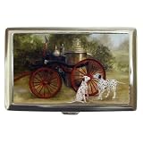 Limited Edition Violano Cigarette Money Case Dalmatian Fire Pumper