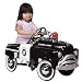 Classic Pedal Sedan-Police (black/white)