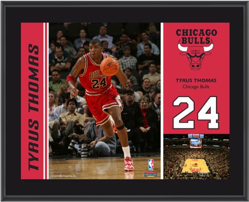 Mounted Memories Chicago Bulls Tyrus Thomas 10X13 Sublimated Plaque
