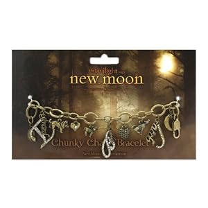 Buy Twilight New Moon 3D Heart with bezel Chunky Charm Bracelet F by NECA