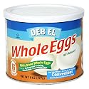 Deb-El Whole Eggs, 8-Ounce Containers (Pack of 6)