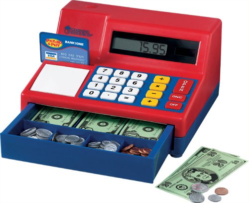 Childrens Toyshop  Toys : Learning Resources Calculator Cash Register
