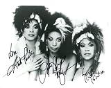 Pointer Sisters Autographed / Signed Black & White 8x10 Photo