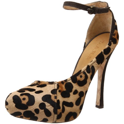 L.A.M.B. Women’s Pounce d’Orsay Pump,Leopard,