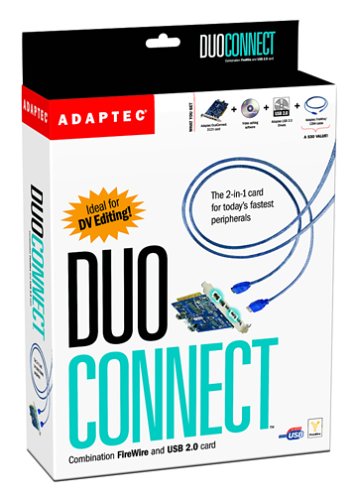 Adaptec USB 2.0/1394 Combo Card PCI 3-Port USB 2.0 & 2-Port Firewire MAC/PC (1923200)