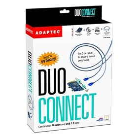 Adaptec USB 2.0/1394 Combo Card PCI 3-Port USB 2.0 & 2-Port Firewire MAC/PC (1923200)
