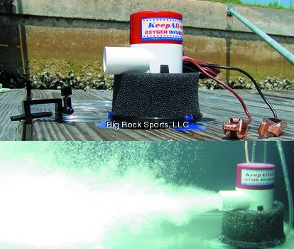 Marine Metal A-3 Commercial Air Pump – Aerator For Bait Buckets & Aquariums Up To 100 Gallons (110V)