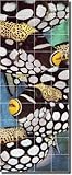 IMAGE OF Clown Trigger by Melinda Bradshaw - Undersea Fish Glass Tile Wall Floor Mural 60