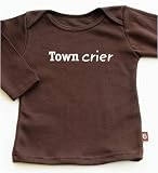 Town crier long sleeve toddler / infant t-shirt - chocolate brown