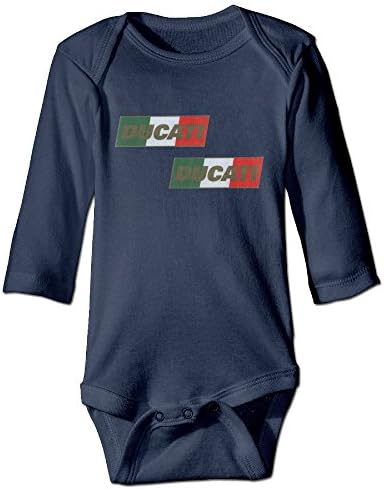 SIENAHE Ducati Logo Baby Climbing Clothes Bodysuit