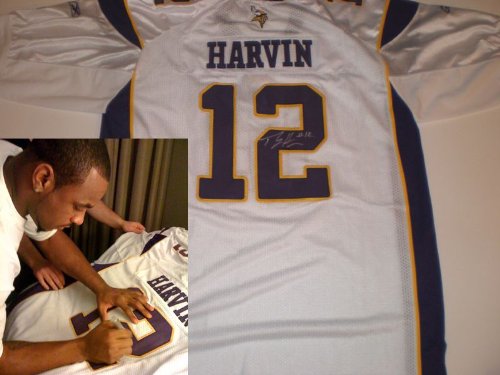Percy Harvin Autographed Minnesota Vikings Authentic White Reebok Jersey