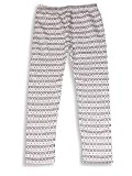 Mulberribush - Girls Stretch Legging, Ivory, Charcoal