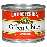 La Preferida Whole Green Chilies, Mild, 4-Ounce Cans (Pack of 24)