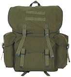 Canvas Nato Style Rucksack MEDIUM - Military Spec - Unisex - Olive