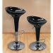 Set of (2) Brand New Black Barstools