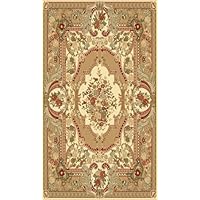Traditional Area Rug, Elegance Collection, Ivory