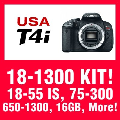 price GID CanonT4i_5LensKIT