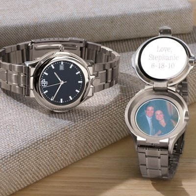 Personalized Black Maxim Watch