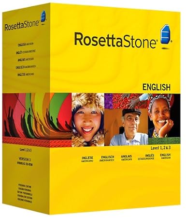 Rosetta Stone Version 3: English (US) Level 1, 2 and 3 Set with Audio Companion (Mac/PC CD)