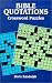 Book cover of Bible Quotations Crossword Puzzles.