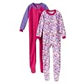 Toddler Girls' Gerber 2pk Cupcakes Blanket Sleeper Pink/Purple