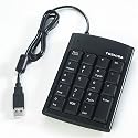 Toshiba PA1390U-1NKP Slim USB Numeric Keypad with 2-Port USB Hub