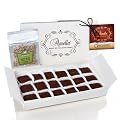Milk Agave Caramels with French Smoked Sea Salt for Dipping , 8.0 ounces French Ballotin (18 pcs)