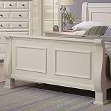 Night and Day Queen Sleigh Footboard (Antique White)