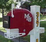 Mississippi State Bulldogs Helmet Style Mailbox