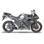 07-08 YAMAHA YZF-R1: TWO BROTHERS M-2 V.A.L.E. SLIP ON EXHAUST - CARBON FIBER DUAL (BLACK)