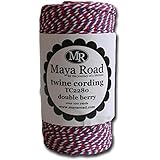 Maya Road TC2280 Baker's Twine Cording, Double Berry
