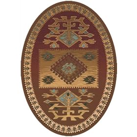 Stainmaster® Ahvas Area Rug - Toffee (78"x109" Oval)