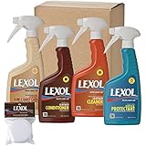 Lexol 0925 Leather Care Kit with Sponge