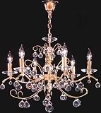 LAMPS BEAUTIFUL Contemporary Orbiter Six Light Crystal Chandelier by James R. Moder--Excellent customer service--see our feedback.