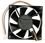 Panaflow / NMB 80x80x25 Low Speed Case Fan, Model FBA08A12L1BX