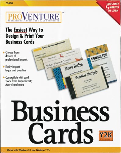 Software: Proventure Business Cards
