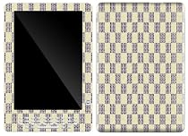 Cream Fashion Pattern Design Protective Gel Skin for Amazon Kindle DX