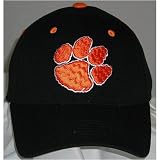 Clemson Tigers One-Fit NCAA Cotton Twill Flex Cap (Black)