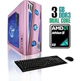 CybertronPC X-Cruiser2 CAAN1120UKL, Pink, AMD ATHLON II X2 Dual Core (2.8GH ....