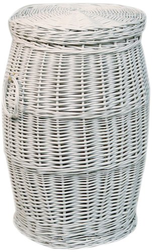 Hansen Korb 503/1LW W&auml;schekorb wei&szlig; lackiert / &oslash; 40 H 56 cm Preisvergleich