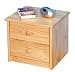 Produkt-Bild: Links 30400020 YORK Nachtkommode 42x40x39 cm 2 Schubladen