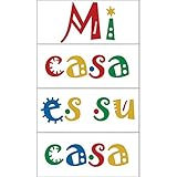 Blue Mountain Wallcoverings Snap1056 Snap Instant Wall Art Written Expressions Mi Casa Es Su Casa