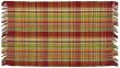 100% Cotton Flat Weave Rug Plaid 2 X 3