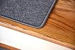 Dean Serged DIY Carpet Stair Treads 27" x 9" - Steel Gray - Set of 13