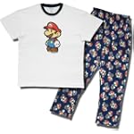 SAVE $8 - Nintendo Super Mario Men's short-sleeve, long leg pajamas - ON SALE $15.99