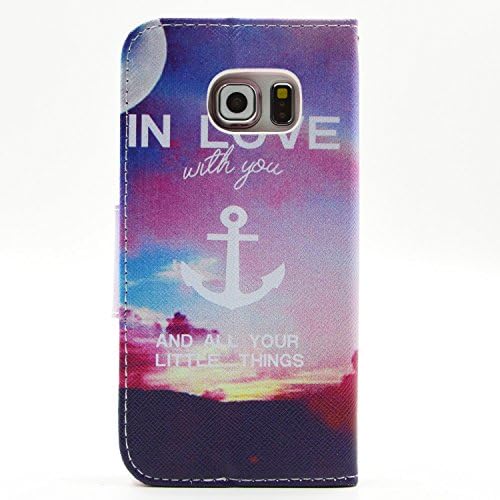 Mococase Pu Leather Wallet Case Stand Cover for Samsung Galaxy S6 Edge