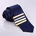 Tie Clips Set, Men 4Pcs Regular Tie Bar Tie Slide Accessories Wedding Anniversary Groom Gift