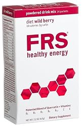 FRS Healthy Energy Low Calorie Wild Berry Powder, 2.2 ounces Boxes