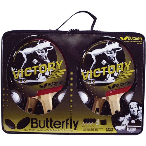 Butterfly Victory 4-Player Table Tennis Set