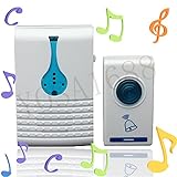ワイヤレスドアのベルホームコードレス32チャイムソング音楽100Mレンジデジタルドアベルハウスのためのオフィス